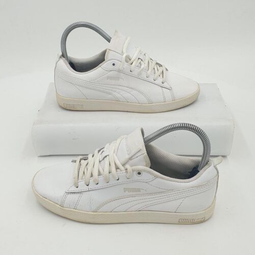 Puma Smash V2 Trainer Low White UK3.5 EU36 China 2017 365208-04 Casual Lifestyle - Picture 1 of 8
