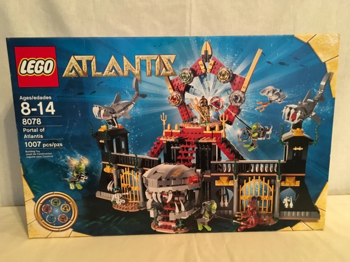 Lego ATLANTIS Portal of Atlantis 8078 NEW UNOPENED AGES 8 14
