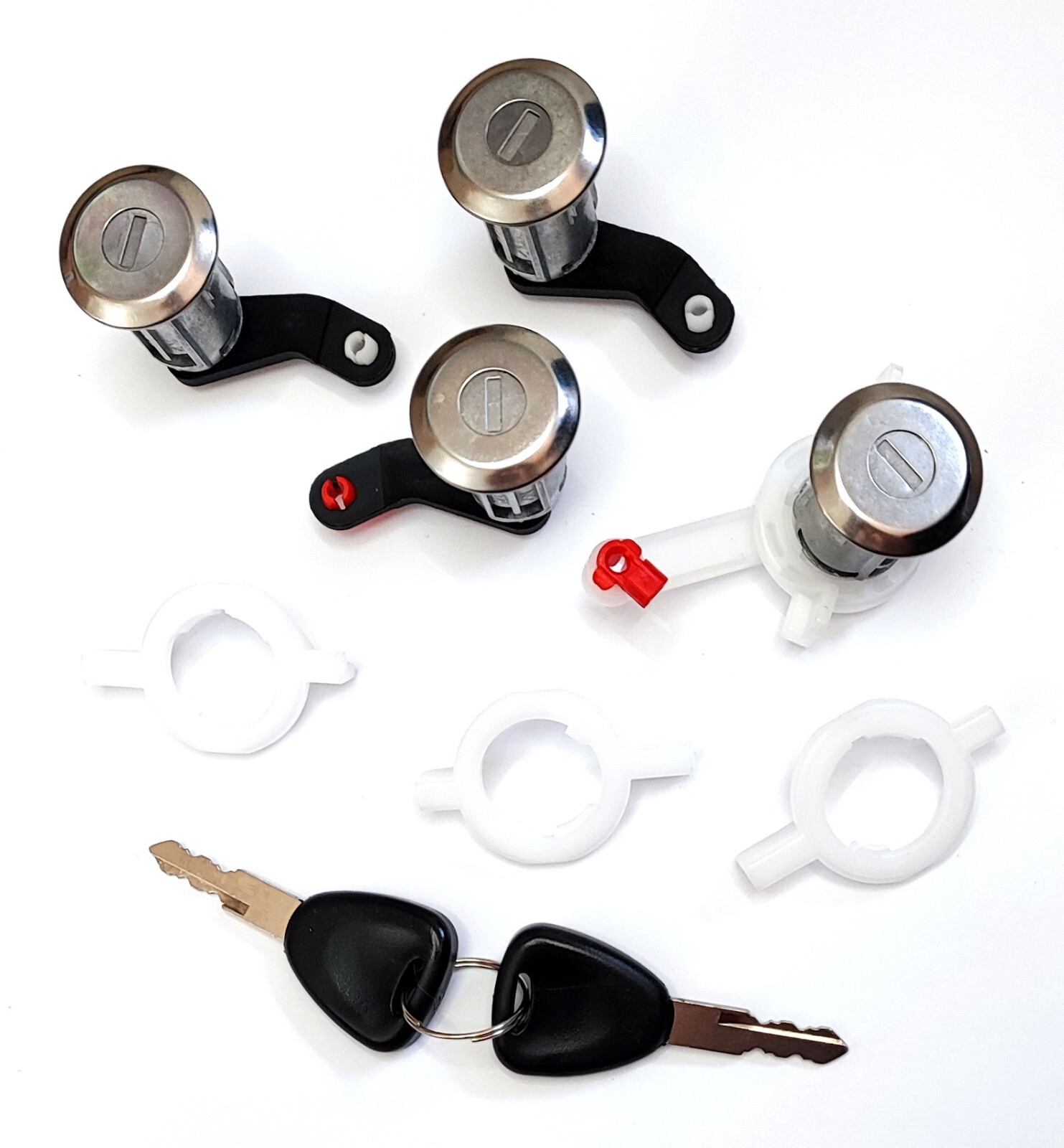 Serrure de Porte Bloquee Opel Movano Solution 4 Barillets avec Cles de Remplacement