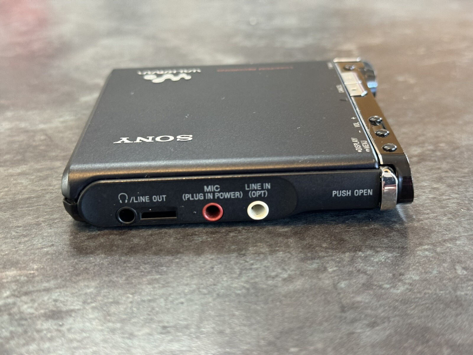 Sony MZRH1 portable HiMD mini disc recorder, with all original