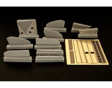 Bregun 1/48 F2A Buffalo Controls and Flaps for Special Hobby/ Classic Airframes