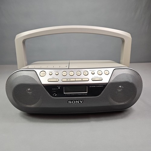 SONY CFD-S05 BOOMBOX CD PLAYER Radio Cassette Recorder Playback Boom Box Tested - Picture 12 of 21