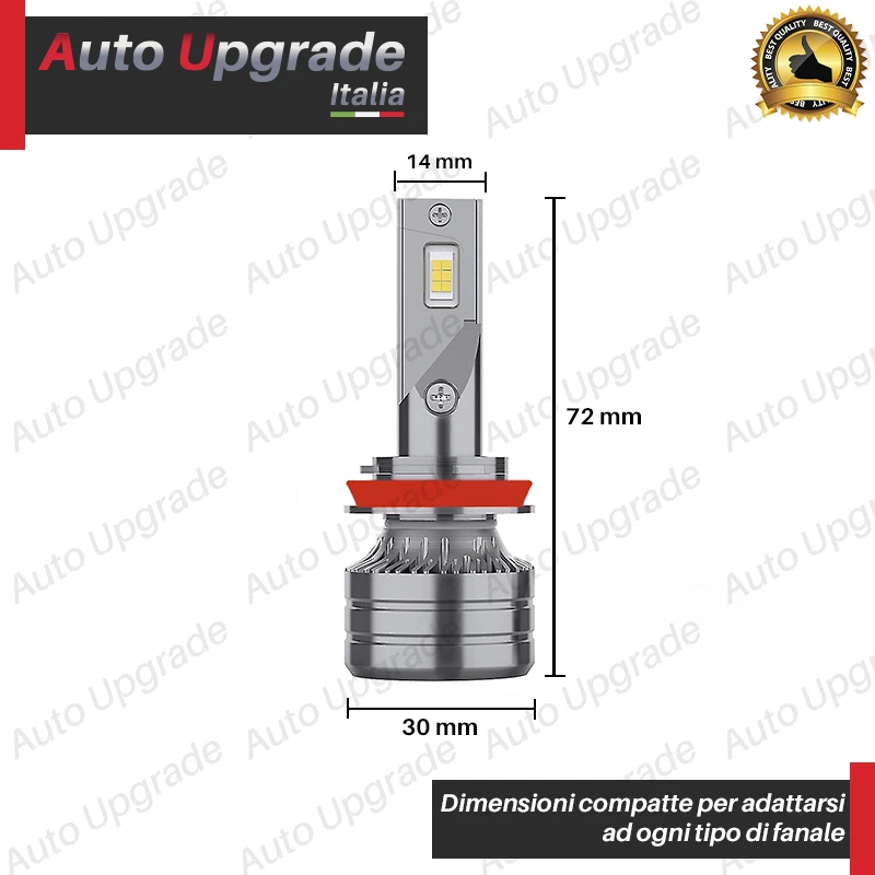 KIT A LED LAMPADE FENDINEBBIA H11 LED CANBUS PER FIAT PANDA III 3° SERIE 6000 K - Immagine 4 di 4
