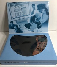 Maximo Concepts Mouse Pad Caller ID Speaker Phone MAX64721 Black Brown Open Box