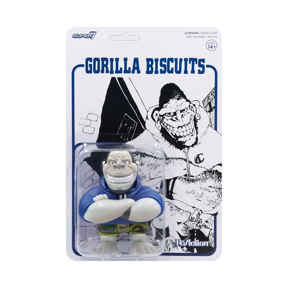 Gorilla Biscuits Mascot Camo Shorts ReAction 3 3/4 Inch Figur 10cm Super7