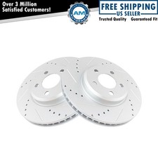 Performance Drilled & Slotted Front G-Coated Brake Rotor Pair