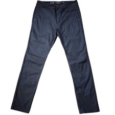 Roark Layover Traveler Every Day Travel Pant Mens Black Drawstring 33x31 CC18