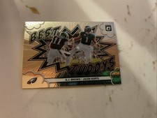 Optic Donruss A.J Brown And Jalen Hurts Best Tuddys 