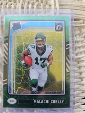 2024 Panini Donruss Optic - Rated Rookie Malachi Corley #270 Green Velocity...