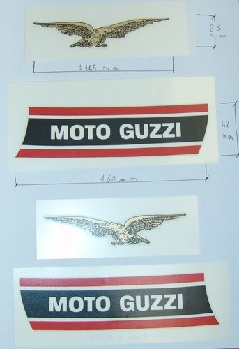 Stickers Adhésifs MOTO GUZZI Stornello Pour Réservoir - Décalques Moto Collection