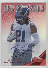 2012 Certified New Generation Mirror Red Signatures Janoris Jenkins Auto fm0