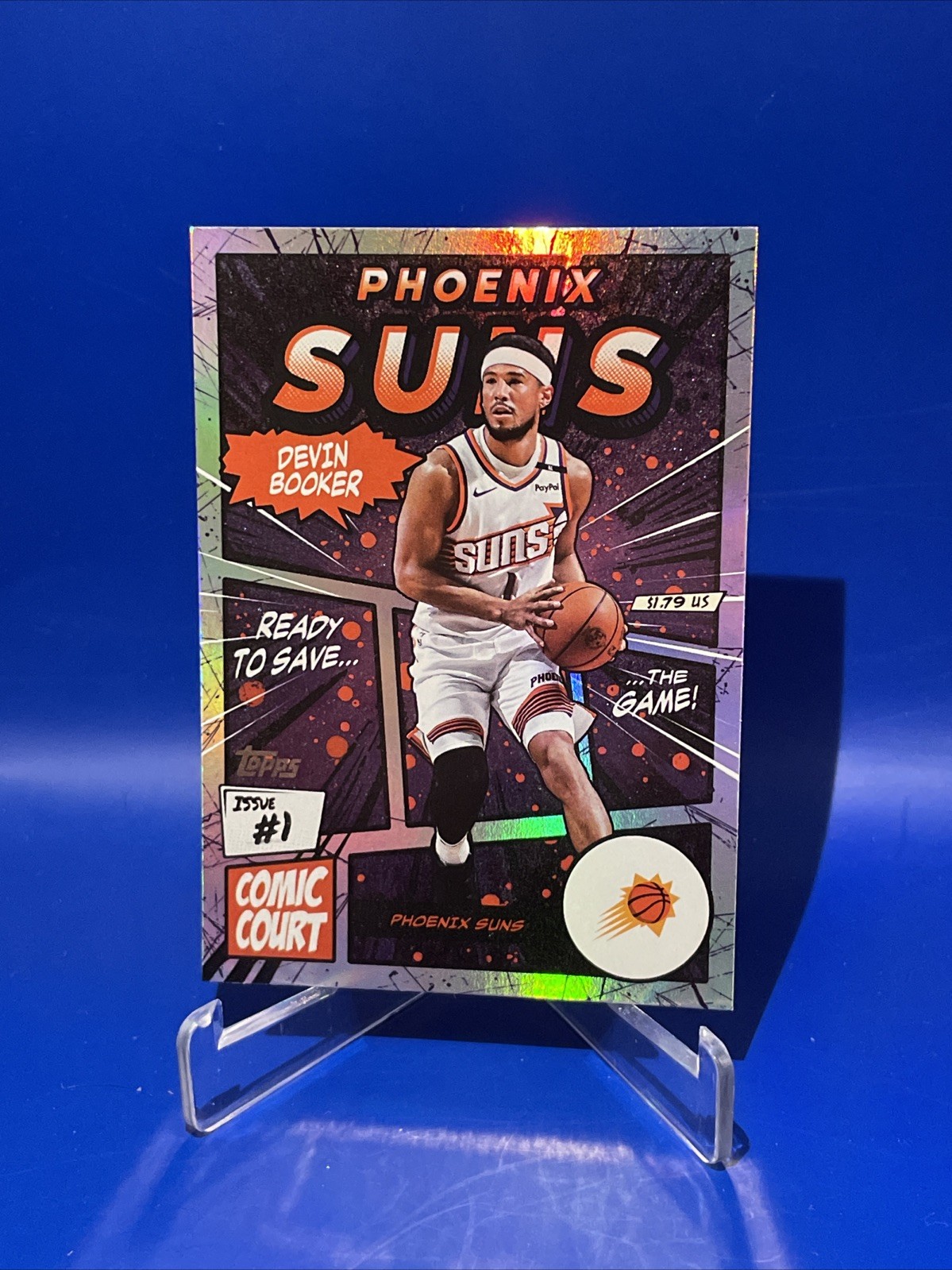 2025-26 Topps Comic Court CC-14 Devin Booker SSP Case Hit
