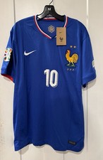 Nike France 2024/2025 Authentic Home Jersey #10 Mbappe Player Issue Euro Size XL