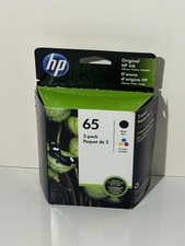HP 65 Combo Ink Cartridges 65 Black Color  NEW IN SEALED BOX 1 Day Ship Time