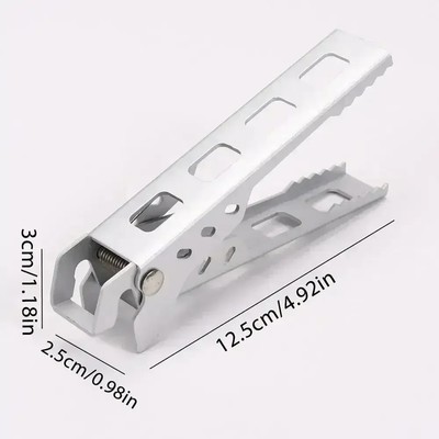 new BBQ Clip Camping Outdoor Tableware Food Cooking Clip Clamp Camping