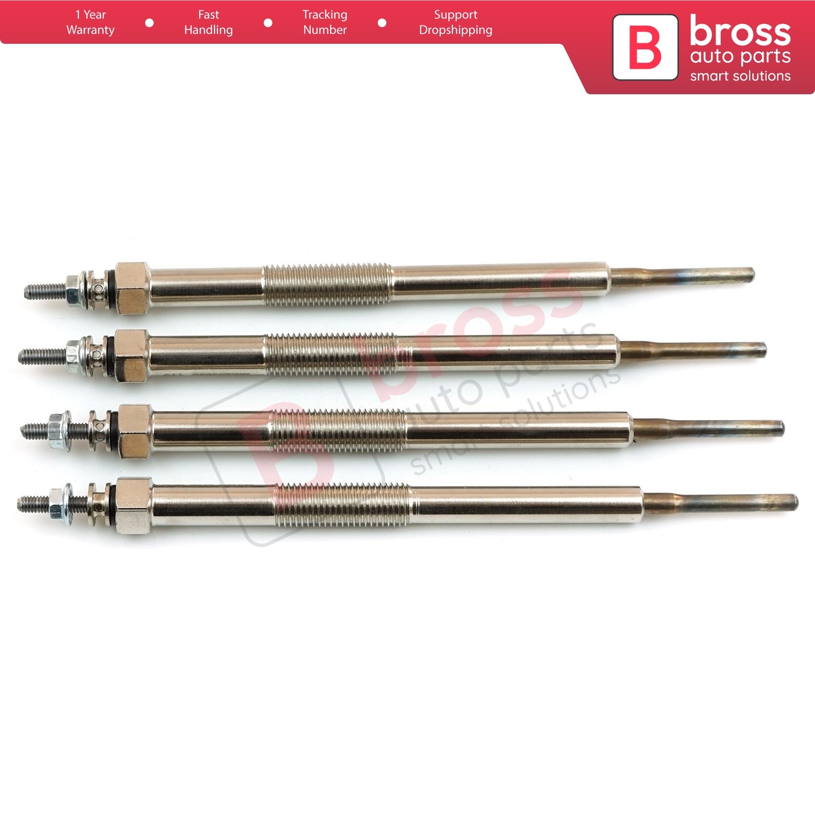 4 PCSHeater Glow Plug 11 Volt ME203539 for Mitsubishi Pajero Montero Shogun V60