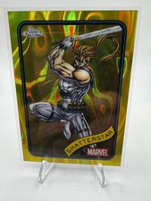 2025 Topps Chrome Marvel - Yellow Lava Refractor - Shatterstar - 49