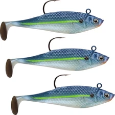 Storm Wildeye Swim Shad 3-inch Fishing Lures (3-Pack) - Blue Steel Shad