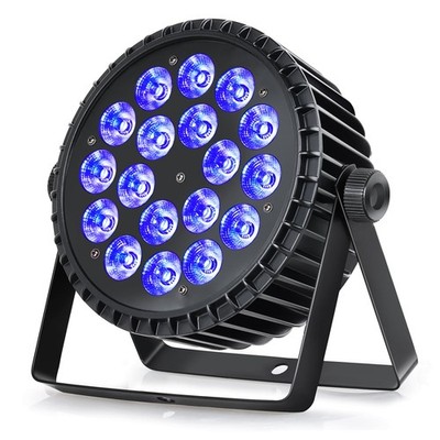 Stage Lights LED Par Lights，10X18W RGBW 4-in-1 LED DJ Par Can Light with Stro...