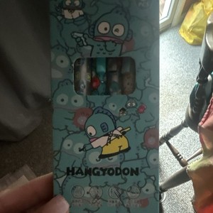 Sanrio Hangyodon Blue Collectible Boxed Stationery Pen/Marker Set