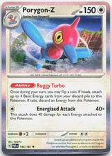 Porygon-Z 144/182 Rare Paradox Rift Pokemon Holo Near Mint