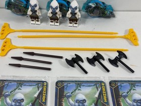 LEGO LEGENDS OF CHIMA Grizzam Minifigure Tower Target 70110 Speedorz Lot of 3