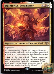 Quintorius, Loremaster - March of the Machine