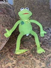 Vintage 1999 Talking Kermit the Frog Plush Sesame Street 30th Anniversary Tested