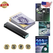 Portable Tattoo Stencil Printer M08F Bluetooth Inkless Thermal Transfer Paper