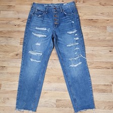 We The Free Women's Regular Distressed High Rise Blue Distressed Jeans Size 27