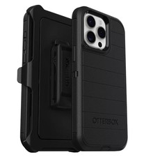 OtterBox Defender Pro Series Case With Clip for Apple iPhone 15 Pro Max - Black