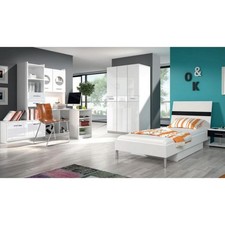 Modern Schreibtisch Holz Eckschreibtisch Jugend Kinderzimmer Weiß Möbel Design