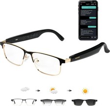 Ai Translation Smart Glasses with Chat GPT & Deepspeek Bluetooth Glasses for Men