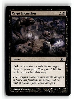 MAGIC TG: Dragon's Maze #23 Crypt Incursion Common .M2A