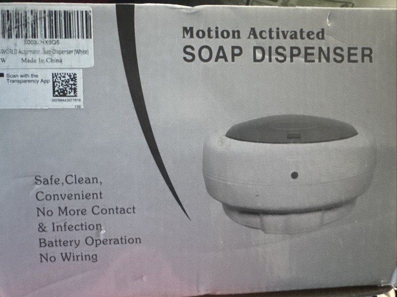 motion activated soap dispenser tax world