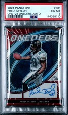 2024 PANINI ONE UPDATE 2023 PANINI ONE THE ONEDERS AUTO FRED TAYLOR 21/99 PSA 6