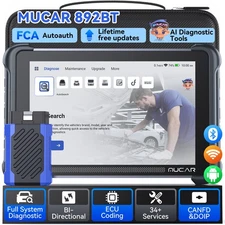 MUCAR 892BT Full System Car Diagnostic Tool OBD2 Scanner Lifetime Free Update
