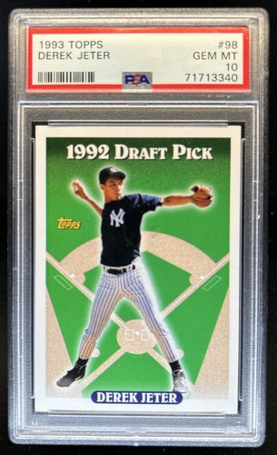 1993 Topps Derek Jeter Rookie RC #98 New York Yankees PSA 10 GEM MINT