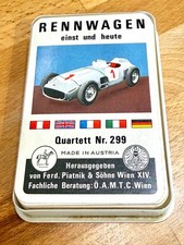 Rennwagen einst und heute, Quartett von Piatnik, Nr 299 - 1965.  (WB02)