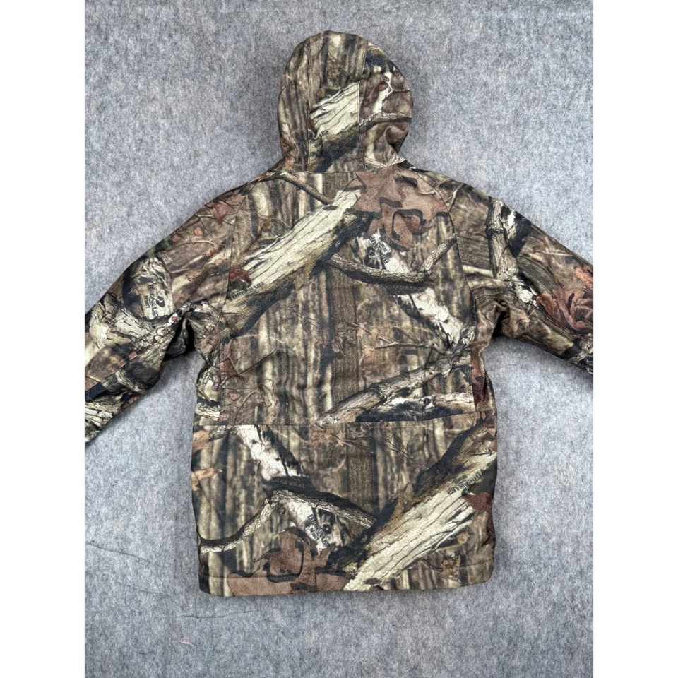 Game Winner Hunting Jacket Youth Small Brown Insulated Camouflage Hooded Outdoor - Image 2 of 4