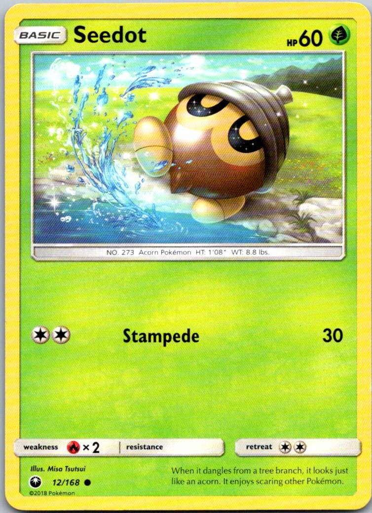 Seedot 12/168 Celestial Storm Pokemon TCG C NM