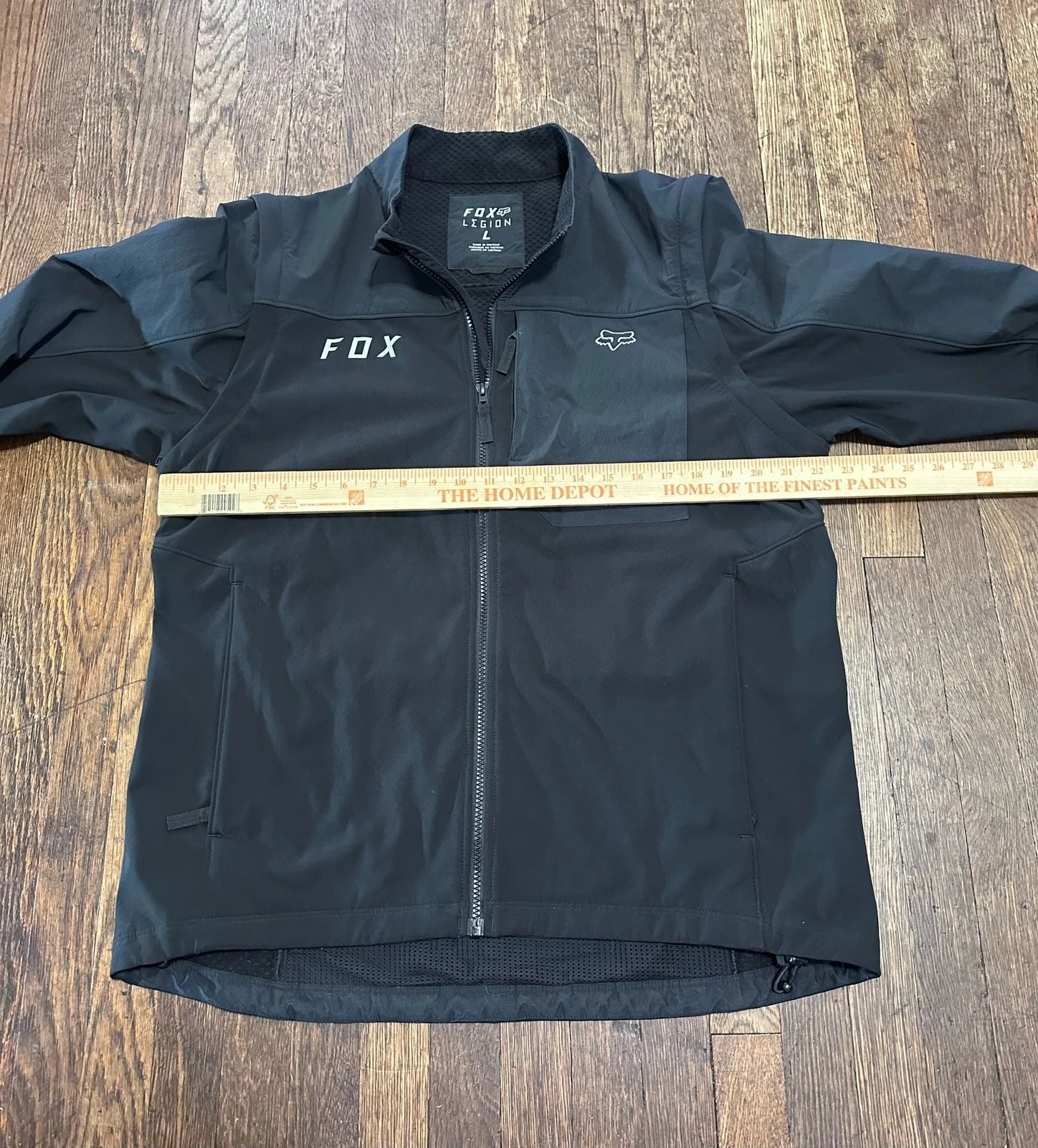 Fox Racing Legion Softshell Off-Road Jacket Convertible Vest Feature size Large - product detail image 4
