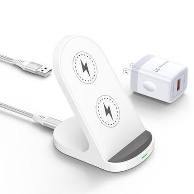 for Google Pixel 10 Pro XL, Wireless Charger Stand Station White 
