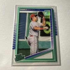 2025 Donruss Baseball - Charlie Condon - #194 Clearly Acetate Clear Parallel