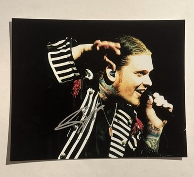 BRENT SMITH SIGNED 8x10 PHOTO AUTOGRAPHED SHINEDOWN BAND LEAD SINGER COA