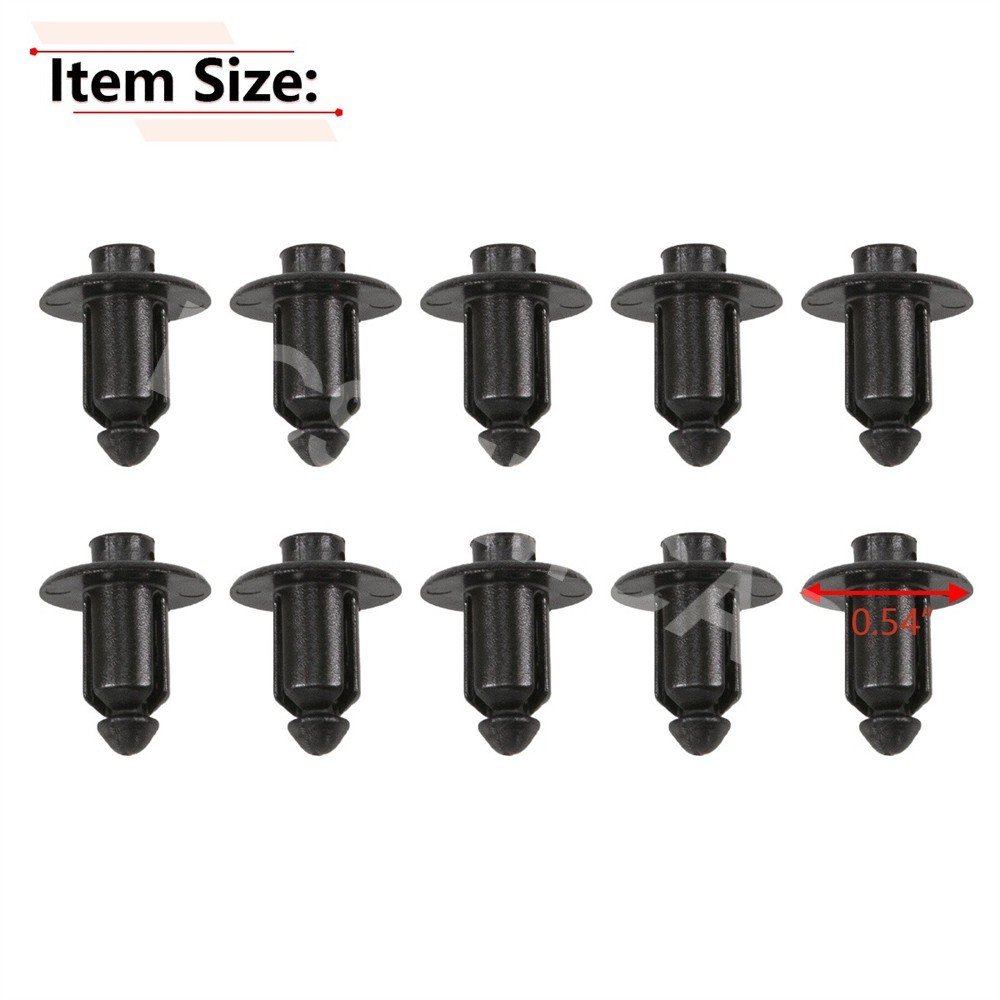 Vehicle Tailgate Molding Rivet Push Type Retainers Clips N807673-S Fit For Ford