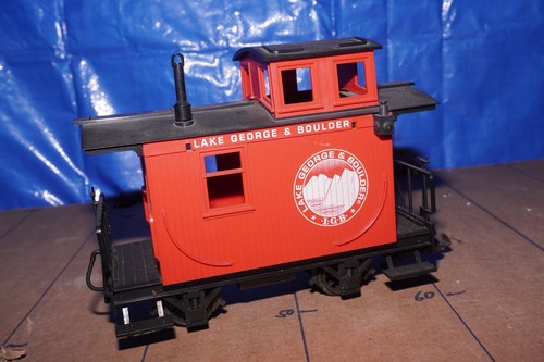 BOD/R] LGB / Toy Train 94065 Spur G U.S. Caboose Car "Lake George & Boulder" | Condition: Gebraucht