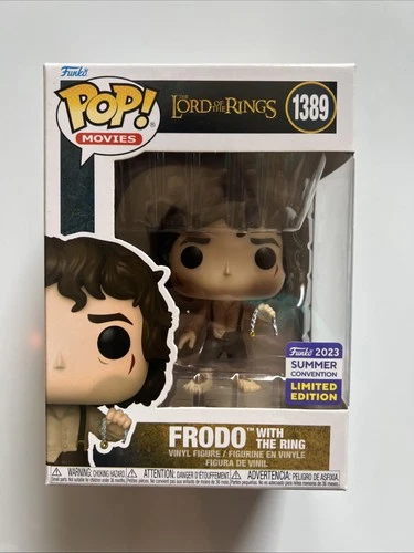 FUNKO POP LORD OF THE RINGS FRODO WITH THE RING 1389 SDCC 2023 W/ Protector