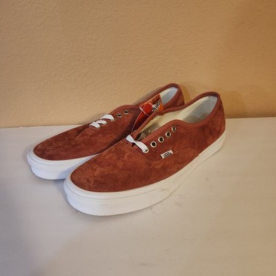 BRAND NEW VANS AUTHENTIC PIG SUEDE BURNT BRICK SZ 11.5 VN0A2Z5IV75 SNEAKERS S2