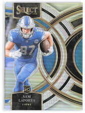 2023 Panini Select - Premier Level Sam LaPorta #106 Silver Prizm (RC)